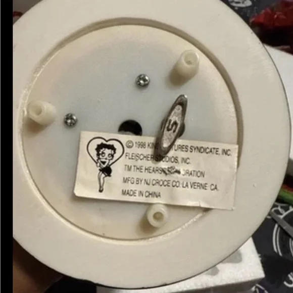 1998 Betty Boop Victorian Series Musical Figurine Vintage 1998 Limited Edition - Picture 7 of 12